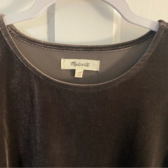 Madewell Velvet Flowy Top - Picture 2 of 4